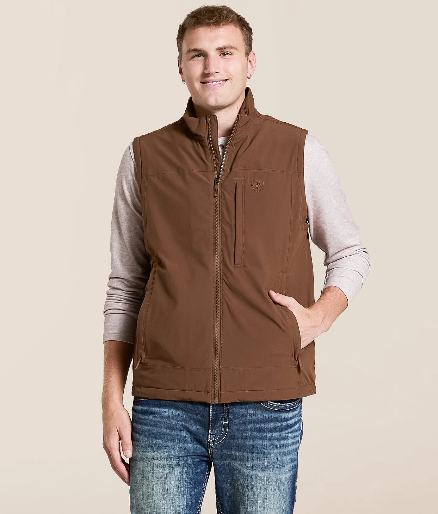 Ariat Pioneer Stretchshell Vest Carafe Brown