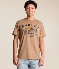 Hurley Piranhas T-Shirt Bristlecone Heather Discount