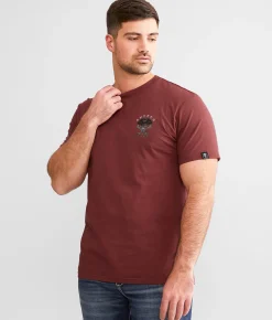 Graphic T-Shirts | Sullen Pirate Badge T-Shirt Rum Raisin