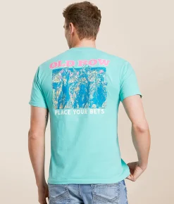 Old Row Place Your Bets T-Shirt Chalky Mint Clearance