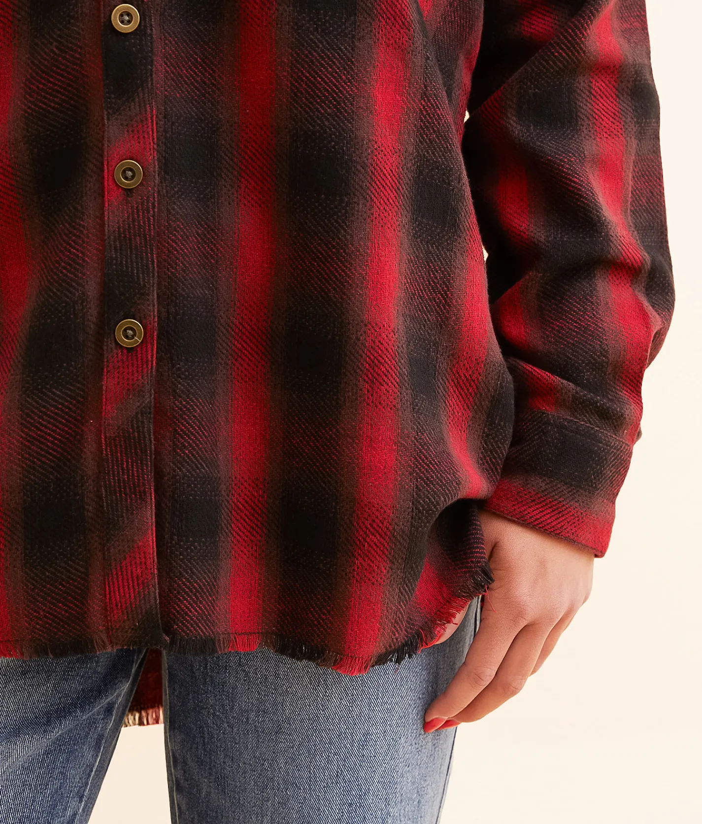 Tops | Modish Rebel Plaid Flannel Boyfriend Shirt Multi