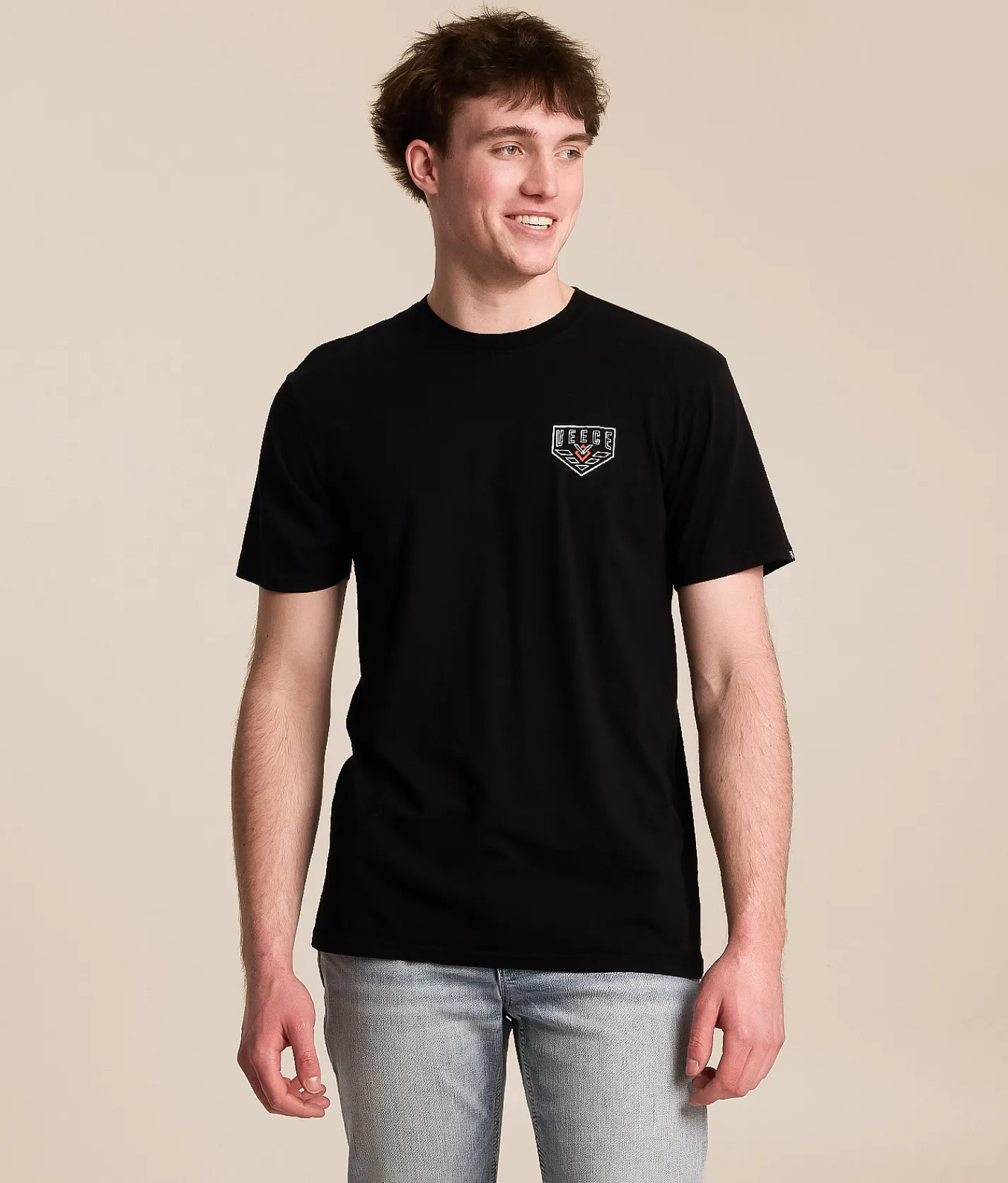 Veece Plate T-Shirt Black Best