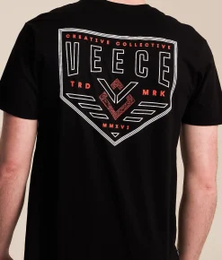 Veece Plate T-Shirt Black Best
