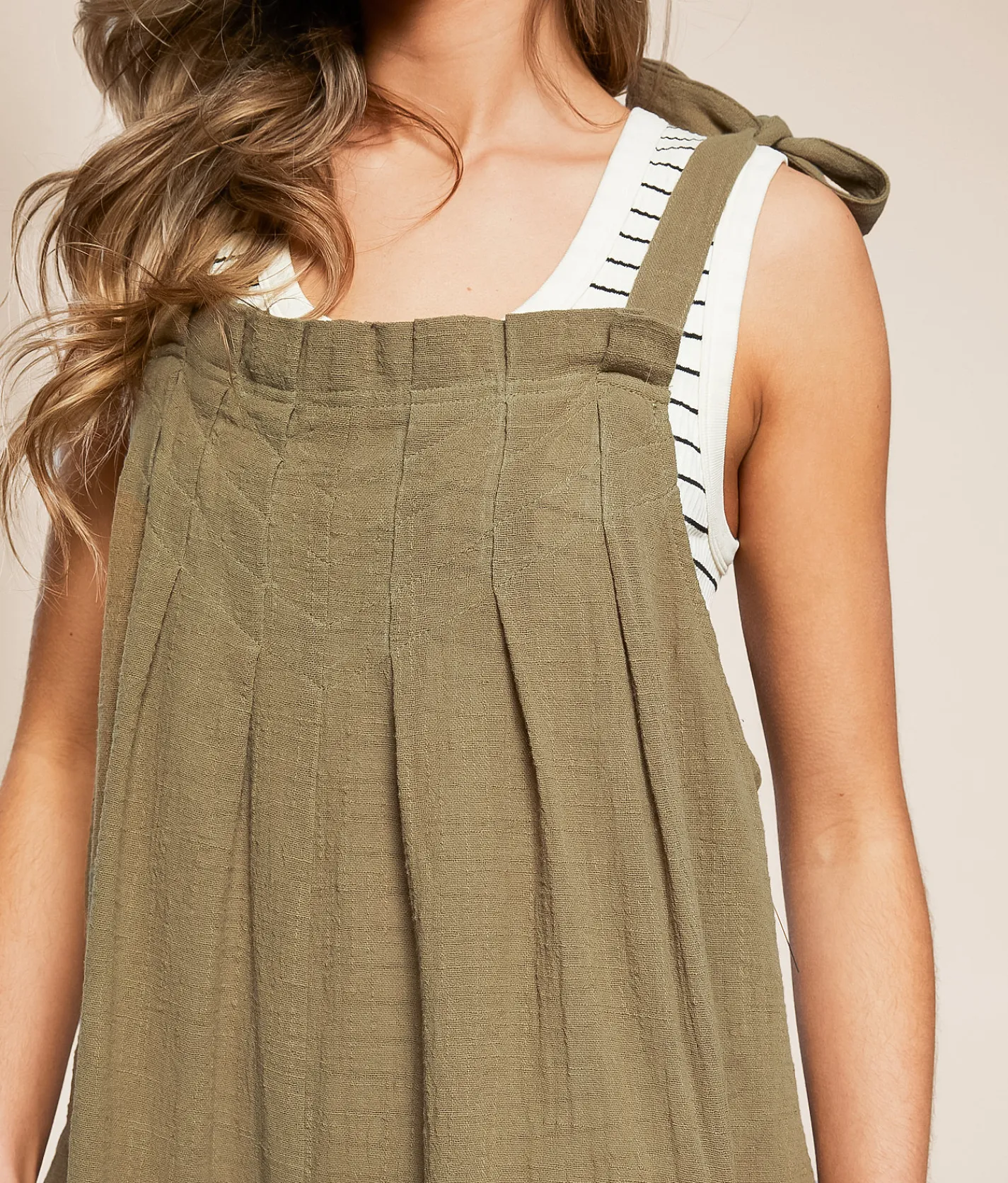 Rompers & Jumpsuits | En Creme Pleated Wide Leg Jumpsuit Spiced Coral