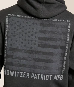 Tops | Howitzer Pledge Hooded Sweatshirt Grey Pinstripe