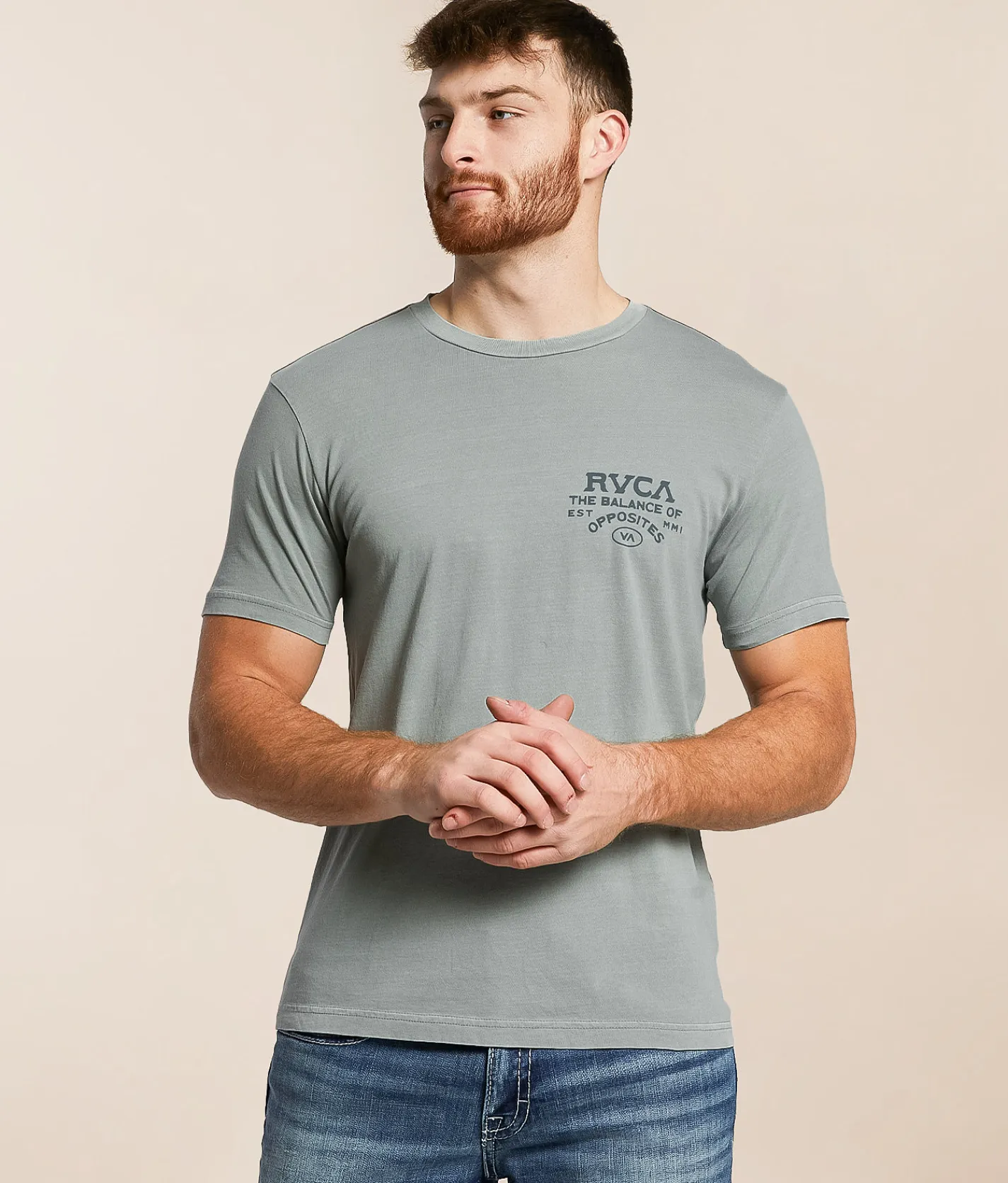 RVCA Plein View T-Shirt Monument Best