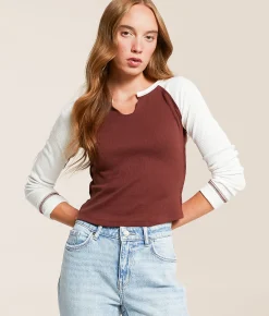 FITZ + EDDI Pointelle Top Sable Clearance