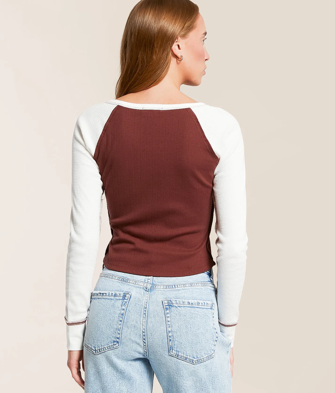 FITZ + EDDI Pointelle Top Sable Clearance