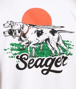 Tops|Graphic T-Shirts | Seager Pointer T-Shirt White