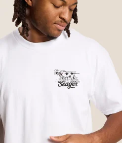 Tops|Graphic T-Shirts | Seager Pointer T-Shirt White