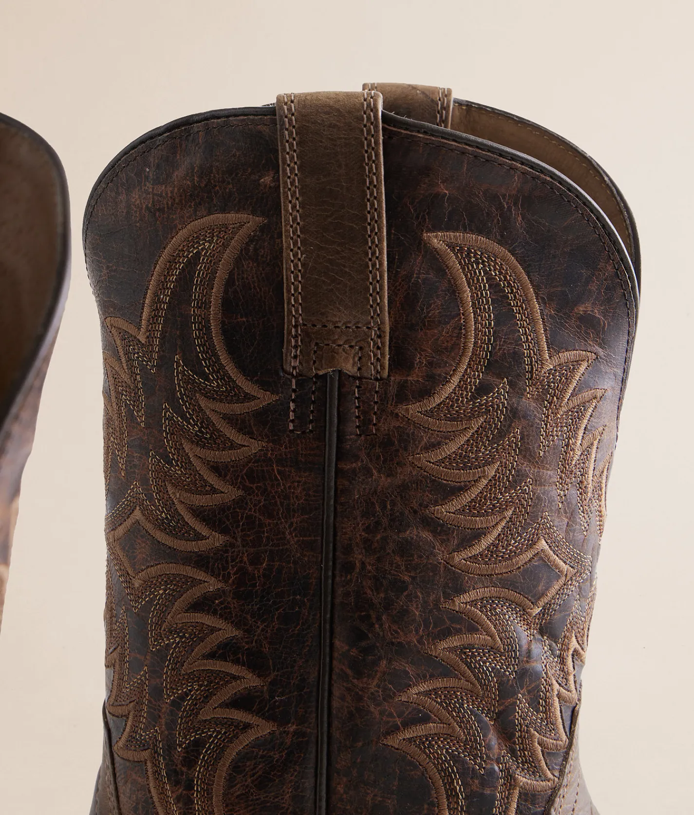 Ariat Point Ryder Leather Cowboy Boot Dry Creek Tan Burnt Brown Online