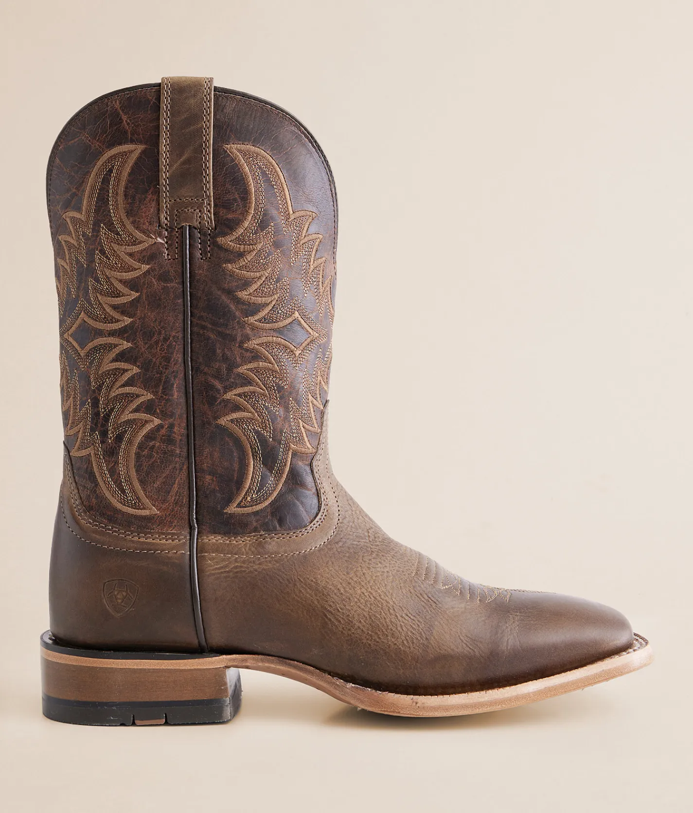 Ariat Point Ryder Leather Cowboy Boot Dry Creek Tan Burnt Brown Online