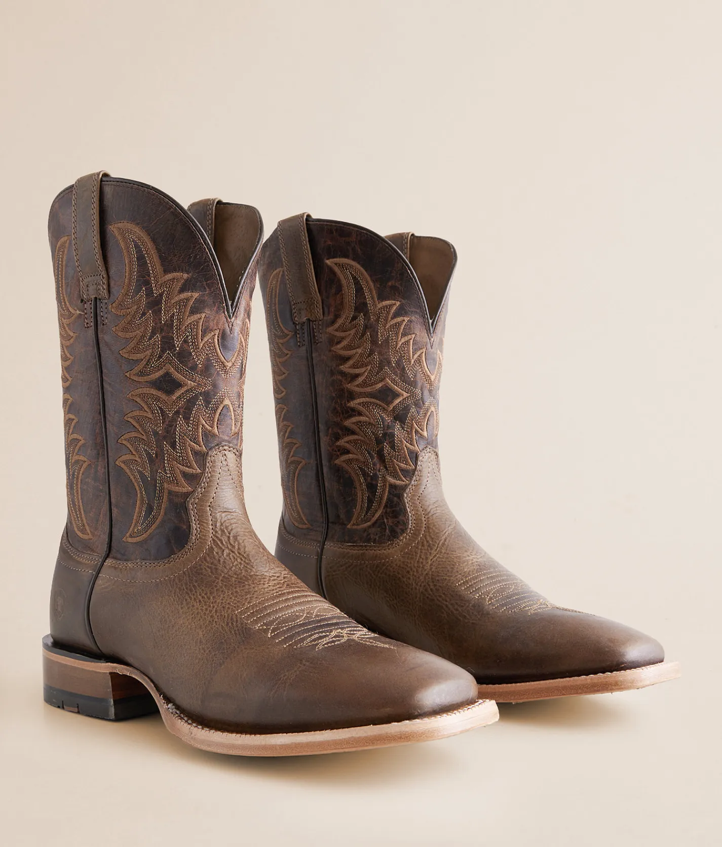 Ariat Point Ryder Leather Cowboy Boot Dry Creek Tan Burnt Brown Online