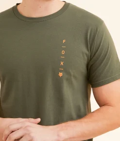 Fox 7 Point T-Shirt Surplus Green Clearance