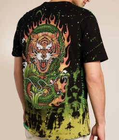 Tops|Graphic T-Shirts | Affliction Poison Heathen T-Shirt Black