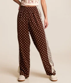 Willow & Root Polka Dot Wide Leg Pant Brown Best