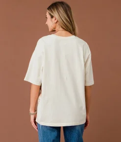 Tops | Sterling & Stitch Postage Stamp T-Shirt Natural