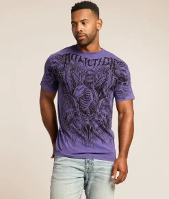 Affliction Post Human T-Shirt Arctic Purple Online