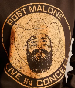 Tops | Bravado Post Malone Oversized Band Pullover Brown