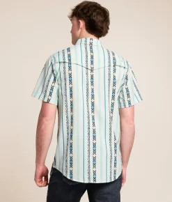 Tops | Ferrell Post Performance Stretch Shirt Blue
