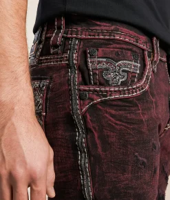 Rock Revival Prackel 14" Stretch Short Prackel H201 Best