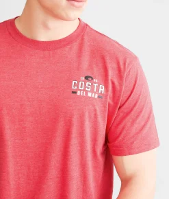 Tops|Graphic T-Shirts | Costa® Prado T-Shirt Red Heather
