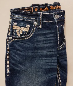 Rock Revival Prarie Relaxed Taper Stretch Jean Prarie EQ202