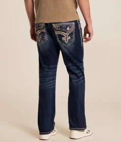 Rock Revival Prarie Relaxed Taper Stretch Jean Prarie EQ202