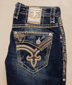 Rock Revival Prarie Relaxed Taper Stretch Jean Prarie EQ202