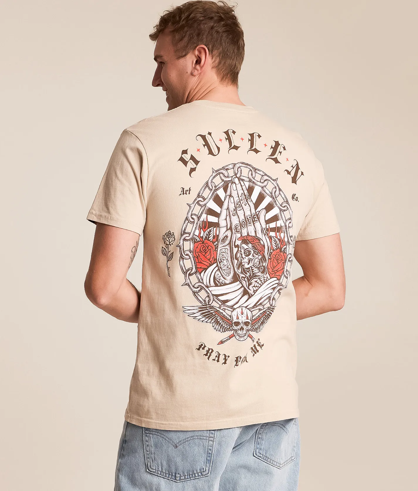 Sullen Pray For Me T-Shirt Peyote Outlet