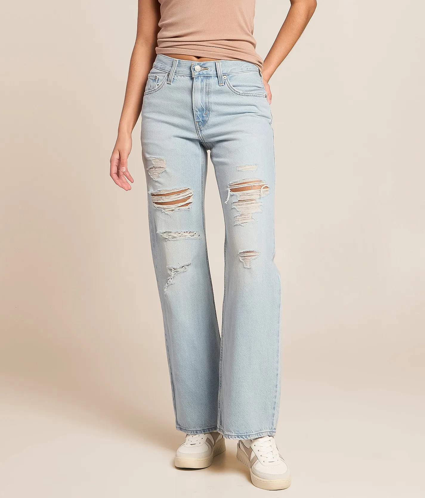Bottoms | Levi's® Premium Baggy Boot Jean Do It Again