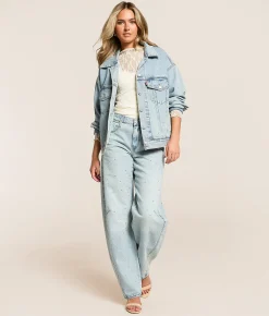Jeans|Bottoms | Levi's® Premium Baggy Dad Barrel Rhinestone Jean Dazzle Me