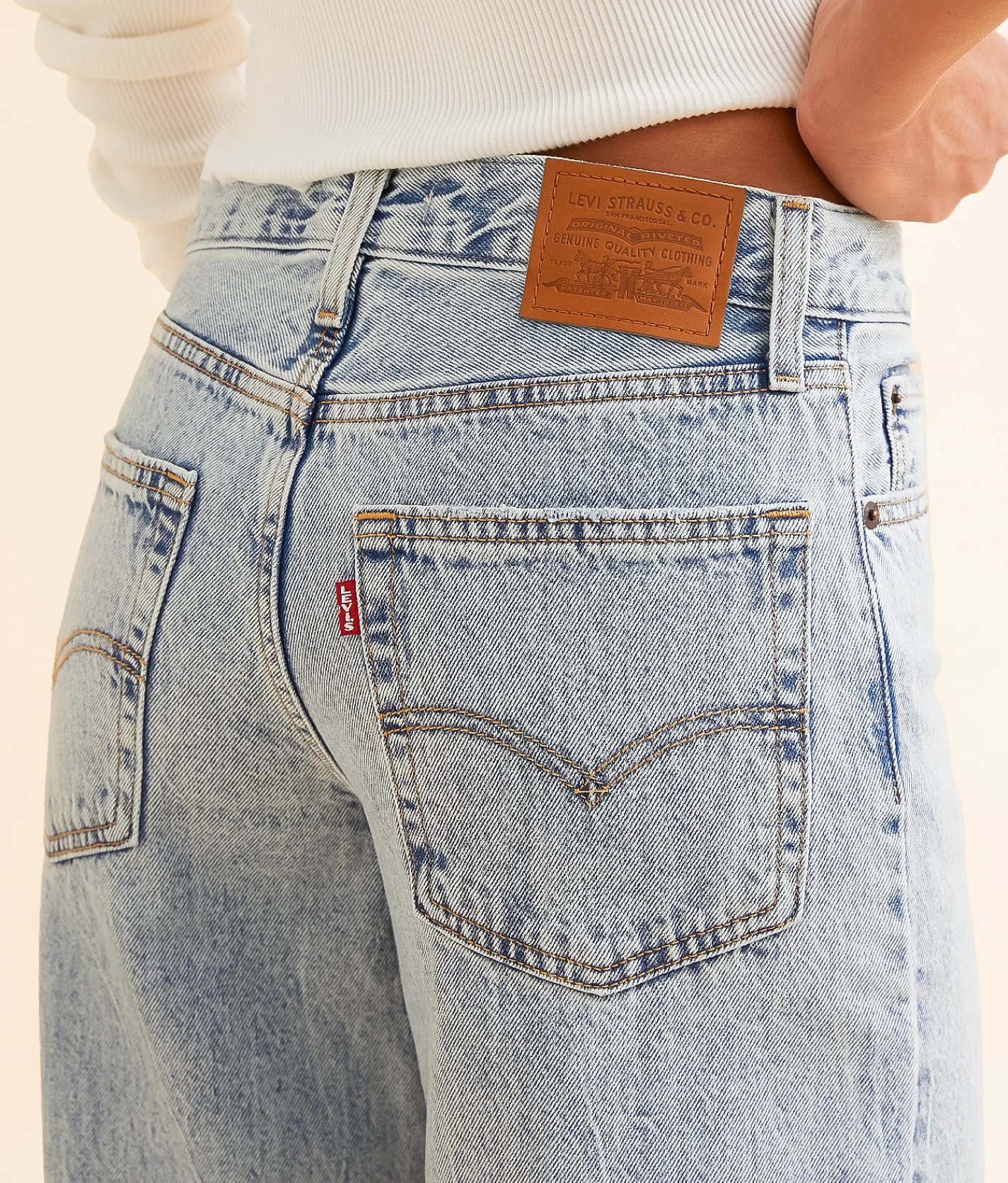 Levi's® Premium Baggy Dad Jean Fan Flare