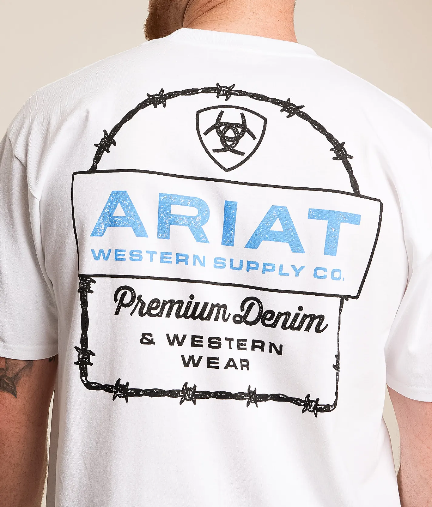Ariat Premium Barb T-Shirt White Outlet