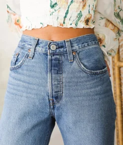 Levi's® Premium 501 Cropped Jean Athens Slide Outlet
