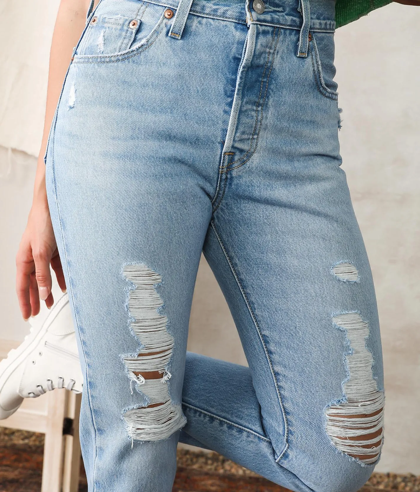 Jeans|Bottoms | Levi's® Premium 501 Cropped Jean Ojai Ring