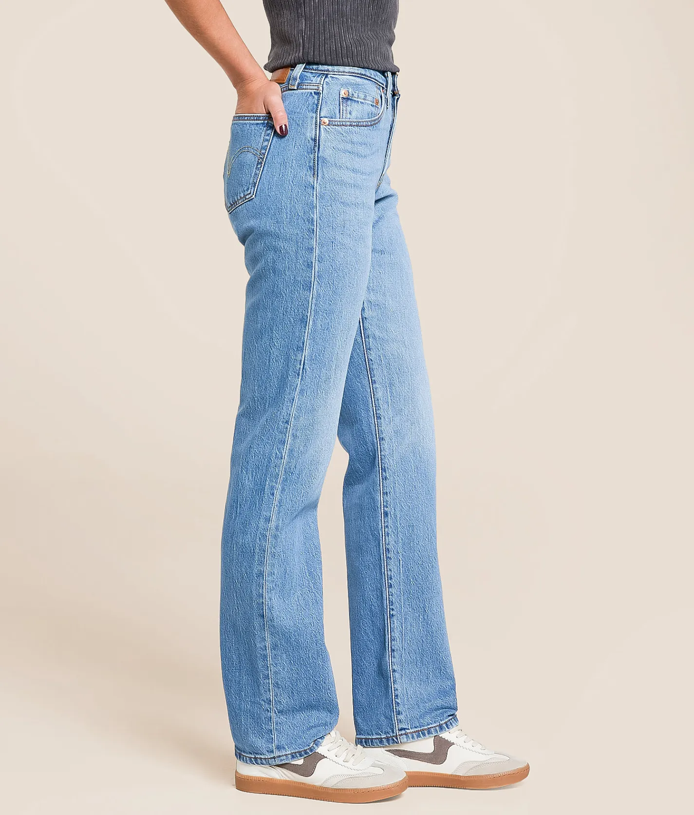 Levi's® Premium 501 Curve Straight Stretch Jean Lucid Dream Clearance
