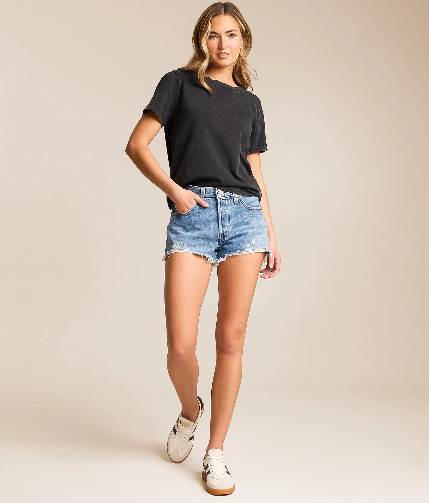 Bottoms|Shorts | Levi's® Premium 501 High Rise Short Athens Mid Short