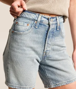 Bottoms|Shorts | Levi's® Premium 501 Mid-Thigh Stretch Short Donate Next