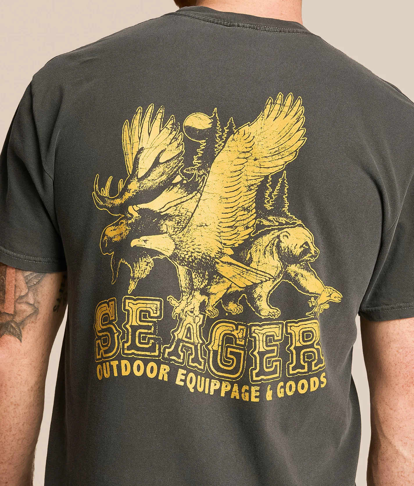 Seager Premium Reserve T-Shirt Pigment Black Discount