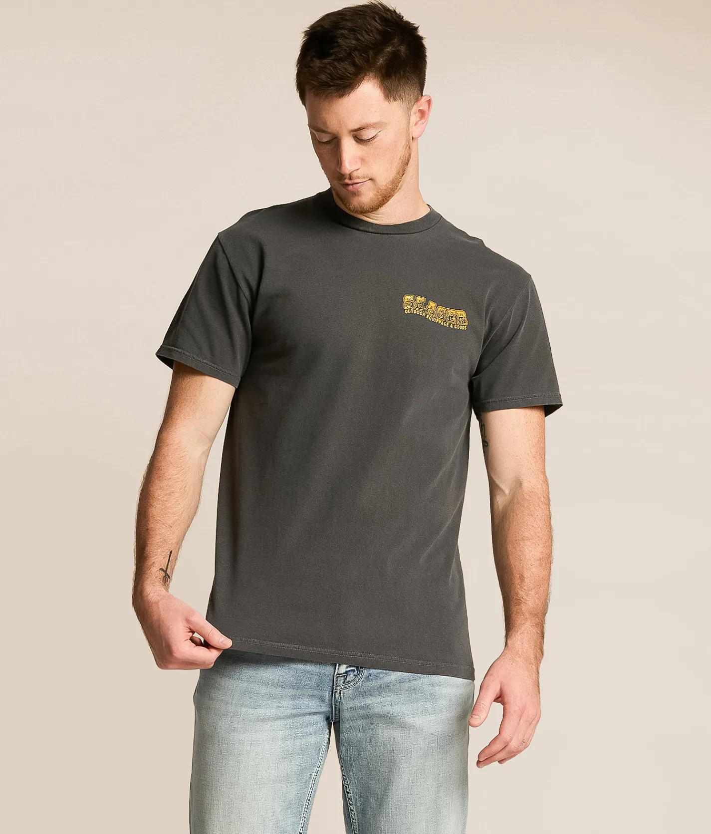 Seager Premium Reserve T-Shirt Pigment Black Discount
