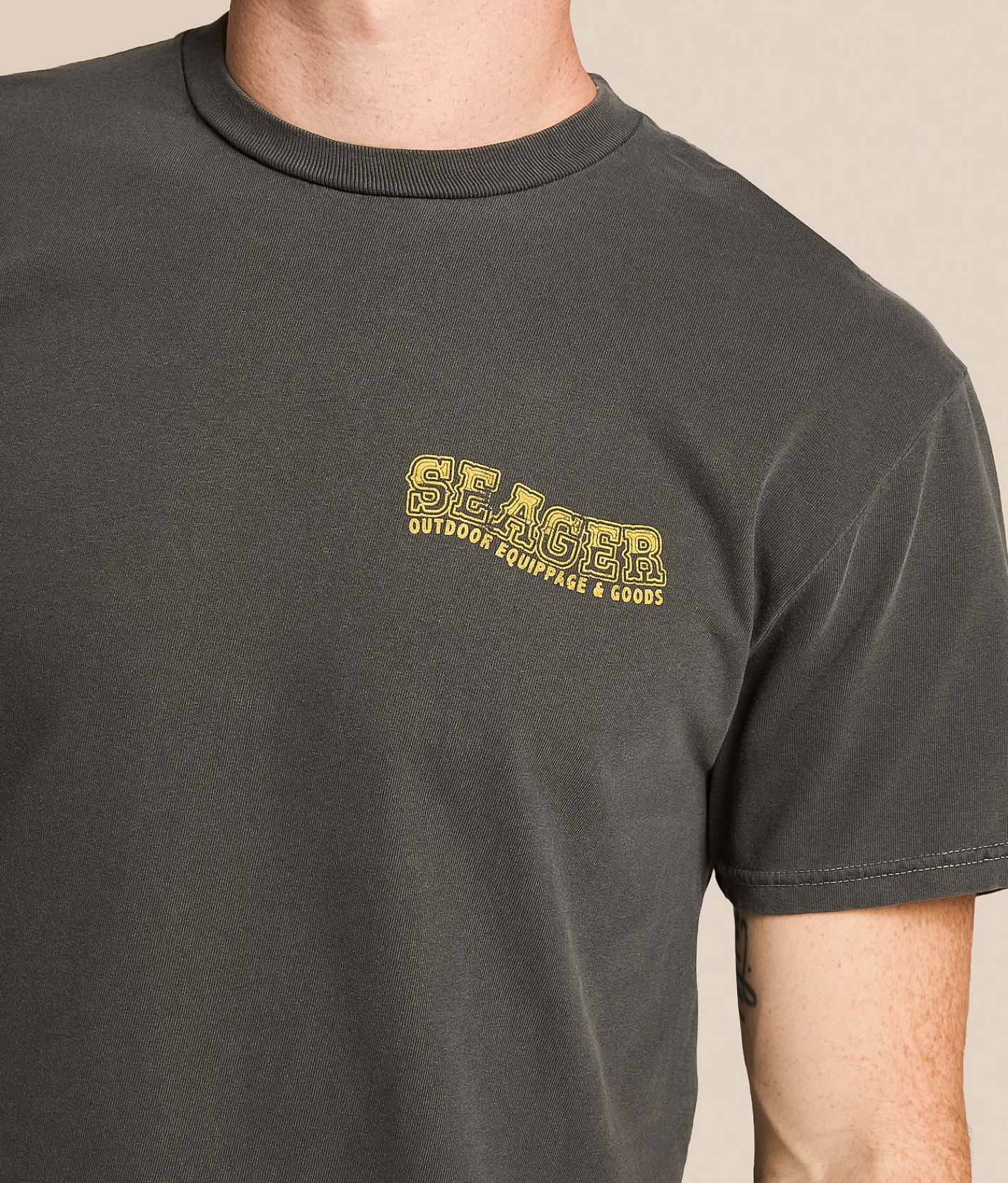 Seager Premium Reserve T-Shirt Pigment Black Discount