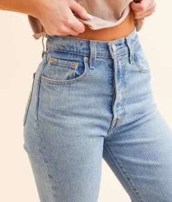 Jeans|Bottoms | Levi's® Premium Ribcage Straight Jean Samba Tango Light
