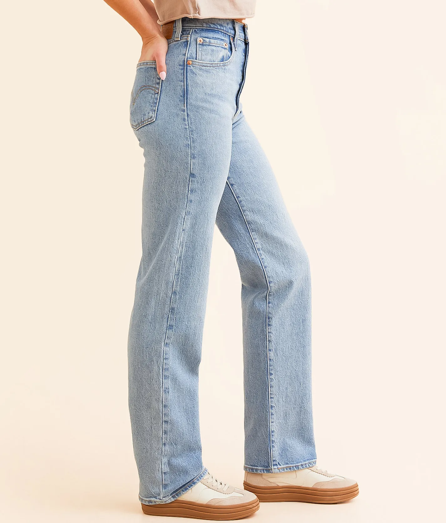 Jeans|Bottoms | Levi's® Premium Ribcage Straight Jean Samba Tango Light