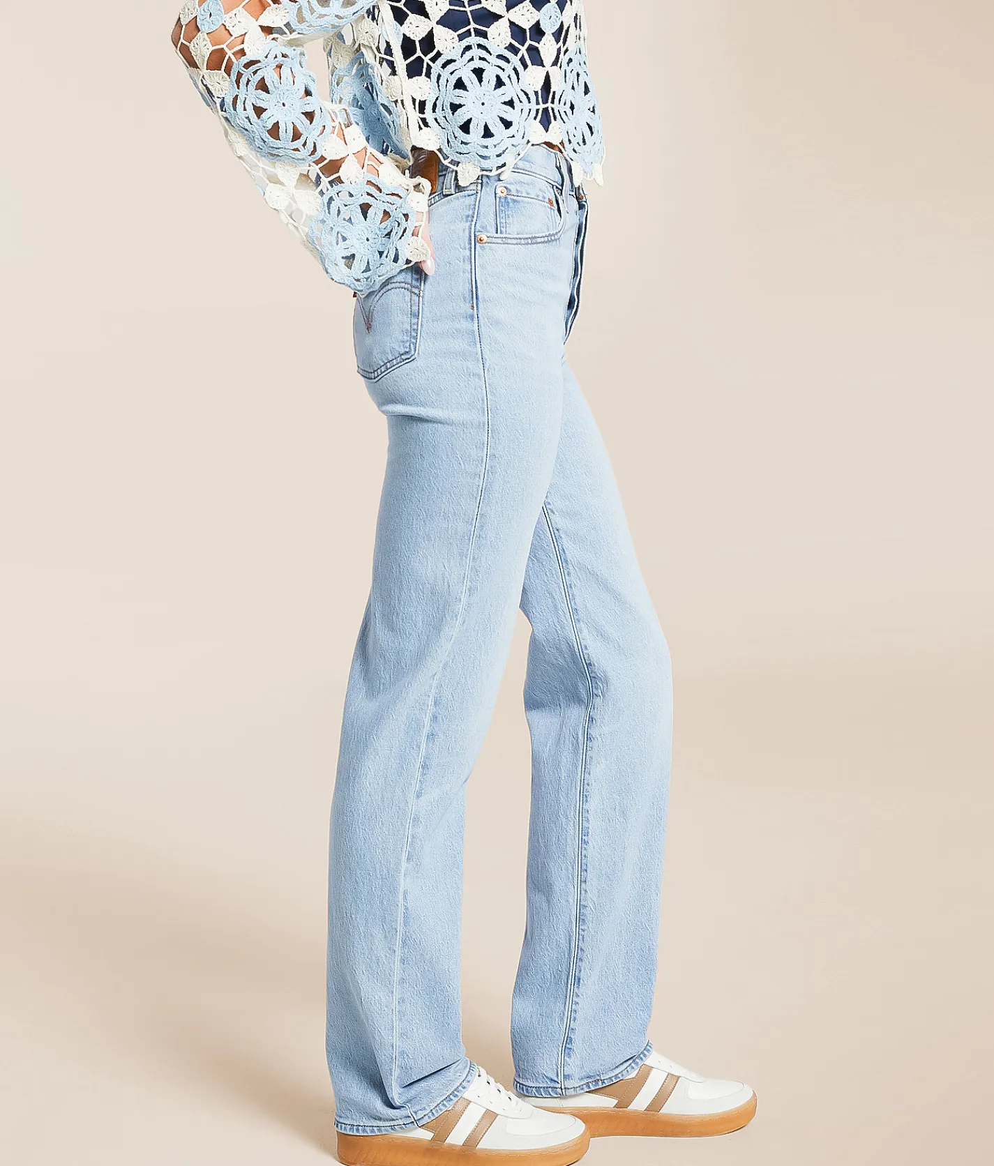 Jeans|Bottoms | Levi's® Premium Ribcage Stretch Jean Blasted Stone Clean Psk
