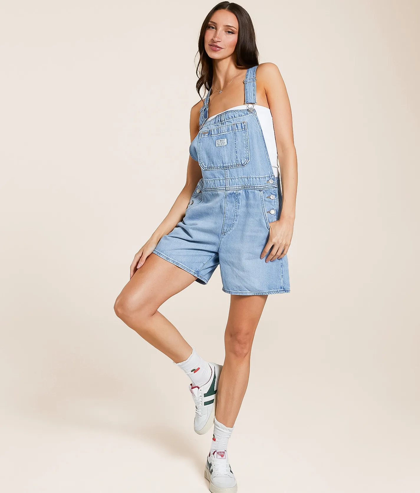 Levi's® Premium Utility Overall Short Summer Job Clearance