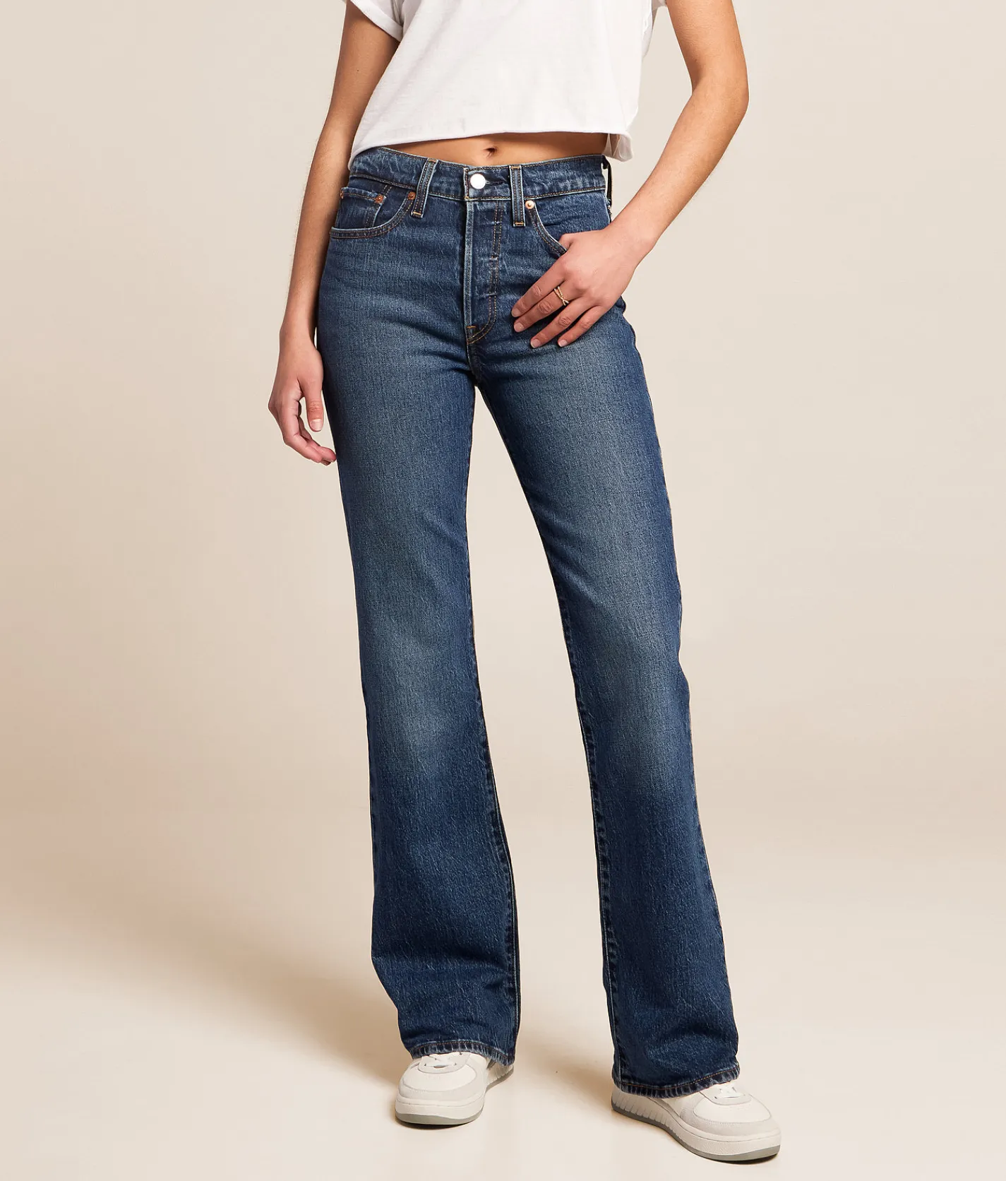 Jeans|Bottoms | Levi's® Premium Wedgie Boot Stretch Jean Bold And Beautiful