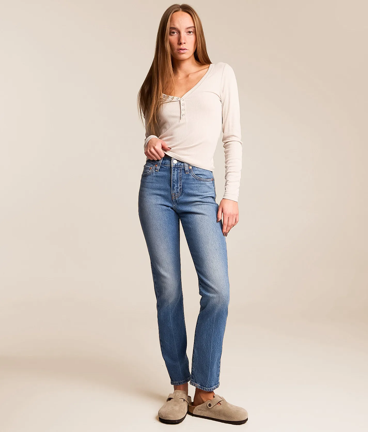 Levi's® Premium Wedgie Slim Stretch Jean City Slim Outlet
