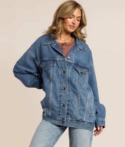 Levi's® Premium XL Denim Trucker Jacket Hold My Purse Online