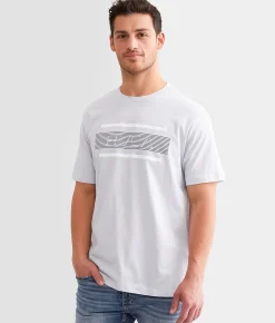 Graphic T-Shirts | RVCA Press Balance T-Shirt Grey Dawn